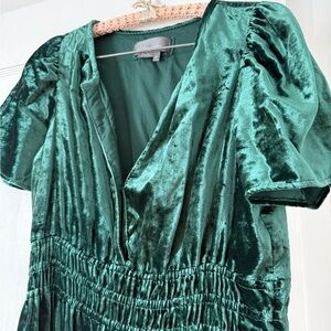 Anthropologie | Somerset velvet maxi dress petites